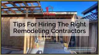 Home Remodeling Contractors