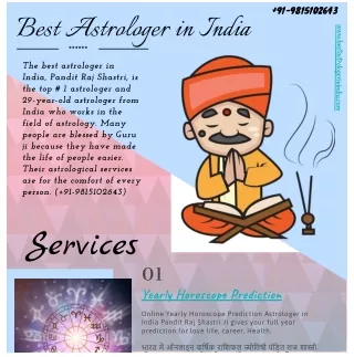 Best Astrologer in India - love physics reader & spirtual healer