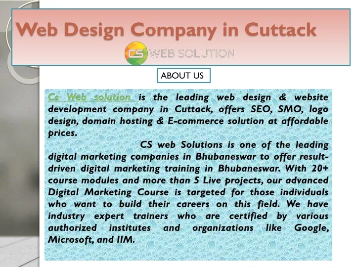 web design company in cuttack