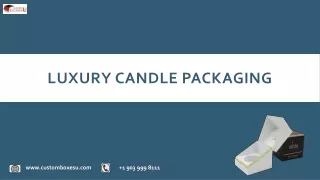 luxury candle packaging