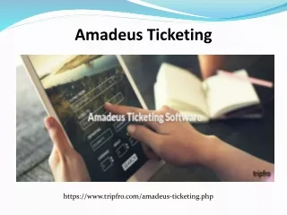 Amadeus Ticketing
