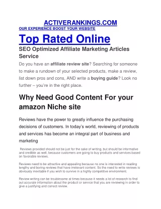 activerankings com our experience boost your