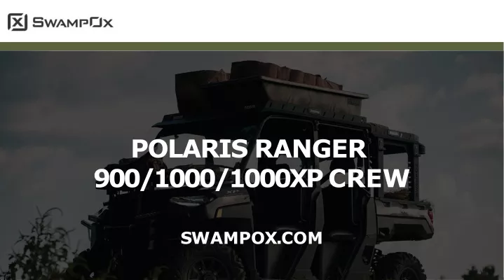 polaris ranger 900 1000 1000xp crew