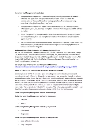 encryption key management introduction