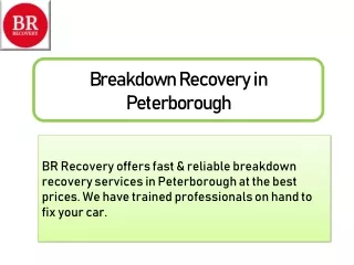 breakdown recovery in peterborough