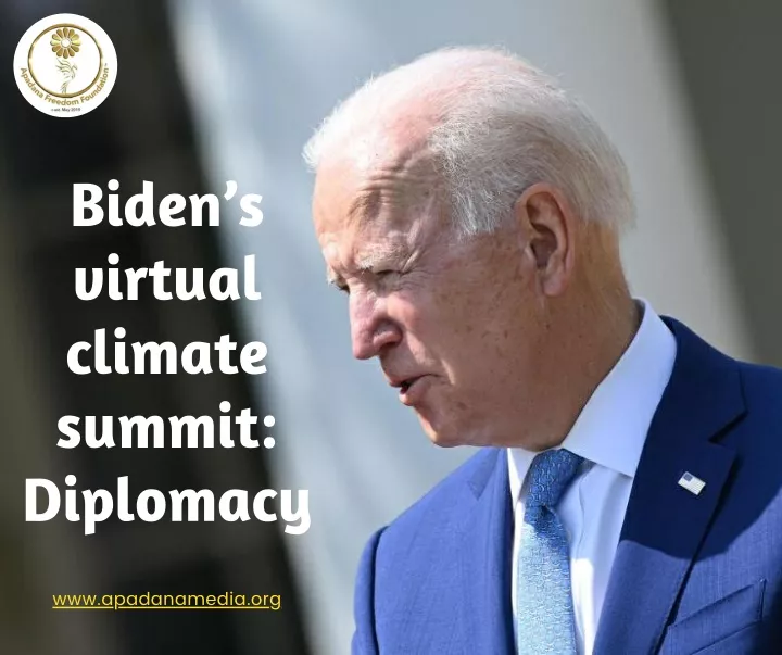 biden s virtual climate summit diplomacy