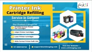 Printer Ink Cartridge Refilling Service In Gurgaon: ACK Imaging