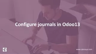 How to Configure Journals in Odoo 13