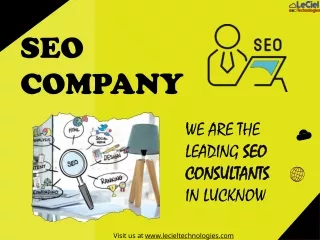 Finest SEO Services Company Lucknow