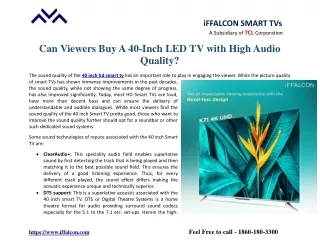 iffalcon smart tvs