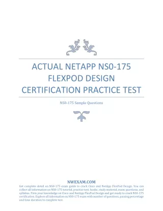 actual netapp ns0 175 flexpod design