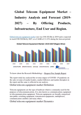 global telecom equipment market