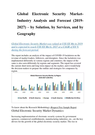 global electronic security market