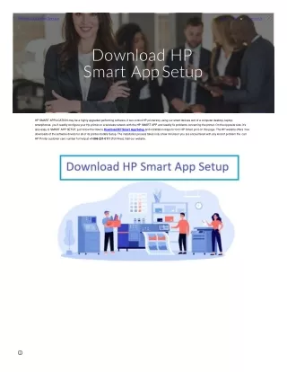 Definitive Guide to Download HP Smart App Setup[Toll-Free24*7]