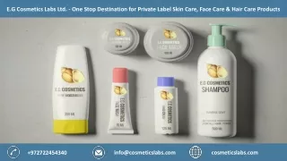 One Stop Destination for Private Label Skin Care, Face Care & Hair Care Products