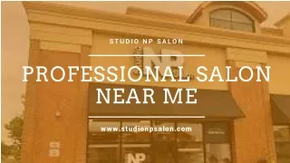 Best Professional Hair Color Specialist | Studio NP Salon
