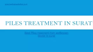 Piles Treatment in Surat