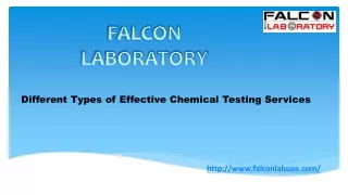 different types of effective chemical testing