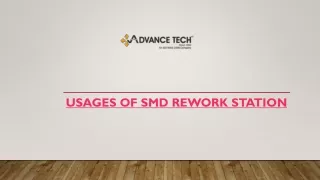 usages of smd rework station