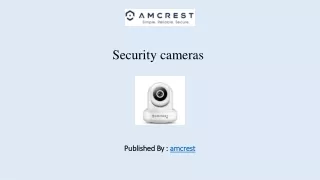 security cameras