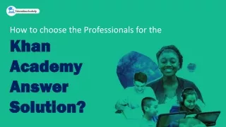 how to choose the professionals for the