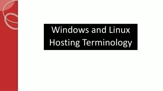 windows and linux hosting terminology