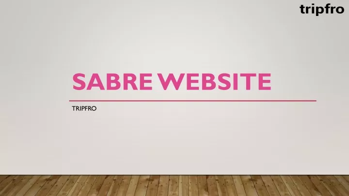 sabre website