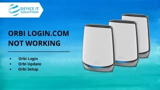 ORBI LOGIN.COM NOT WORKING