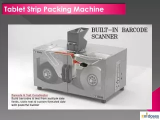 Tablet Strip Packing Machine