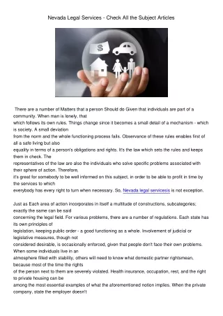 nevada legal services check all the subject
