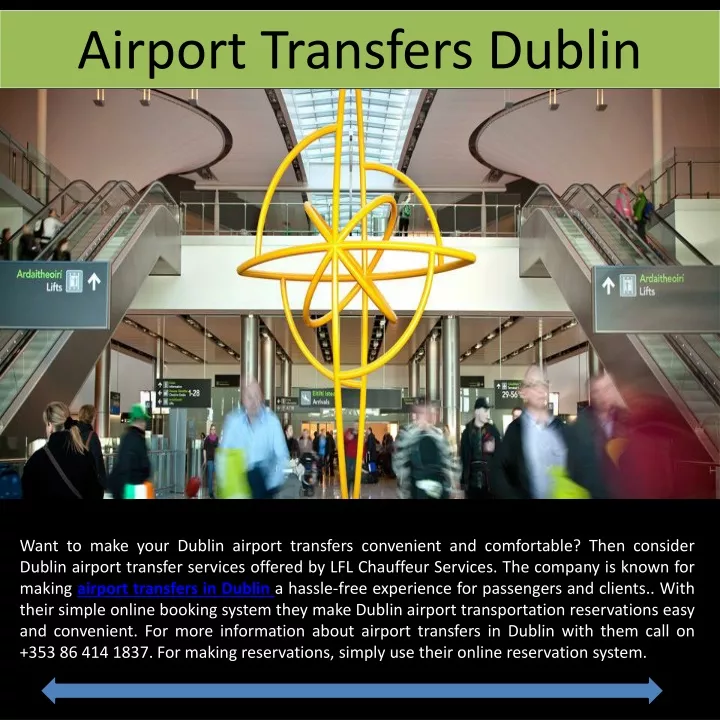 airport transfers dublin