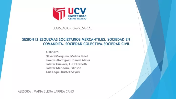 sesion13 esquemas societarios mercantiles sociedad en comandita sociedad colectiva sociedad civil