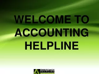 welcome to accounting helpline