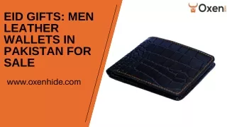 EID Gifts Men Leather Wallets in Pakistan for Sale