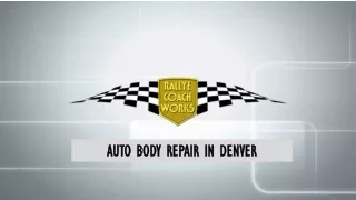 Auto Body Repair in Denver