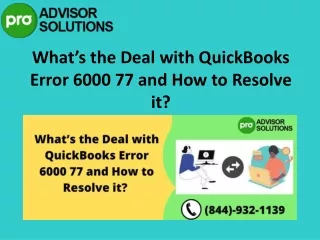 what s the deal with quickbooks error 6000 77 and how to resolve it