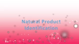 natural product identification