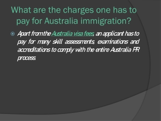 Australia visa fees