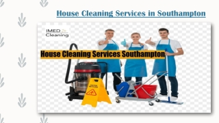 House Cleaning Services Southampton