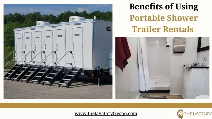 benefits of using portable shower trailer rentals