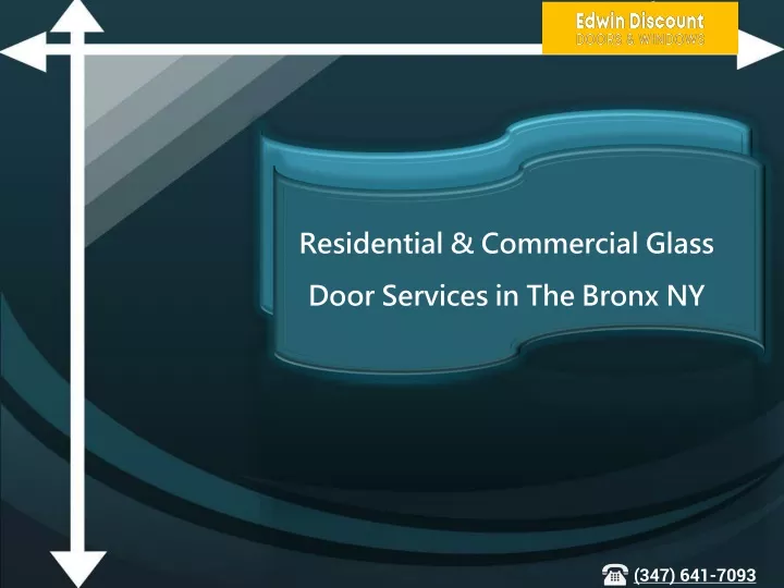 residential commercial glass door services in the bronx ny