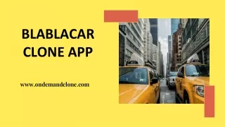 blablacar clone app