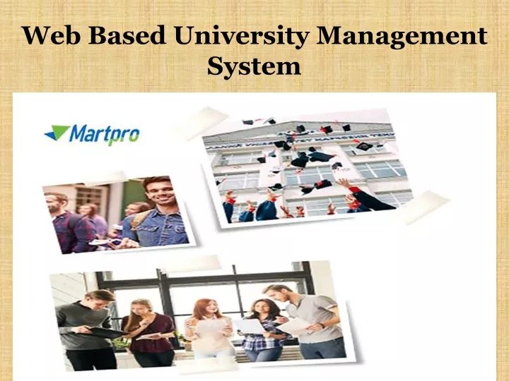 web based university management system