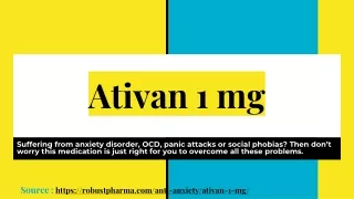 ativan 1 mg