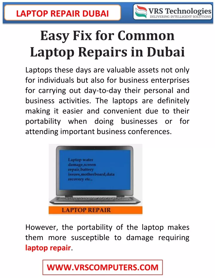 laptop repair dubai