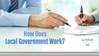 How Does  Local Government Work?