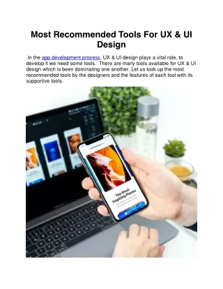 most recommended tools for ux ui design