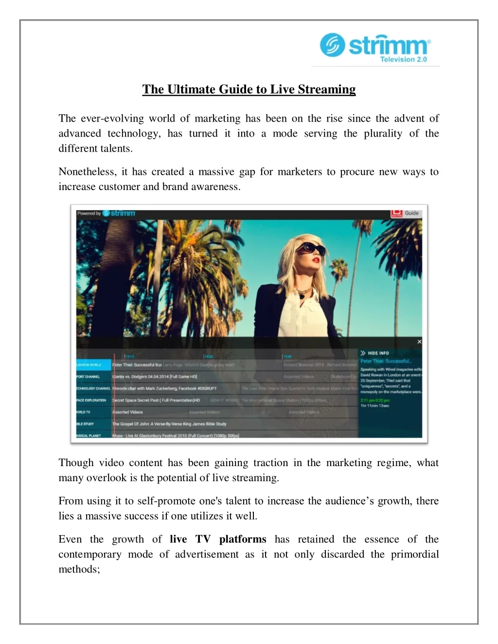 PPT - The Ultimate Guide to Live Streaming PowerPoint Presentation ...