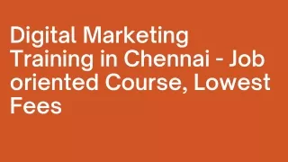 digital marketing training in chennai