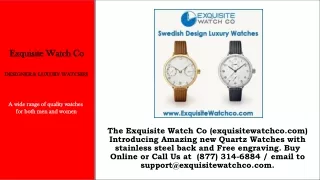 Ph: (877) 314-6884 - The Exquisite Watch Co